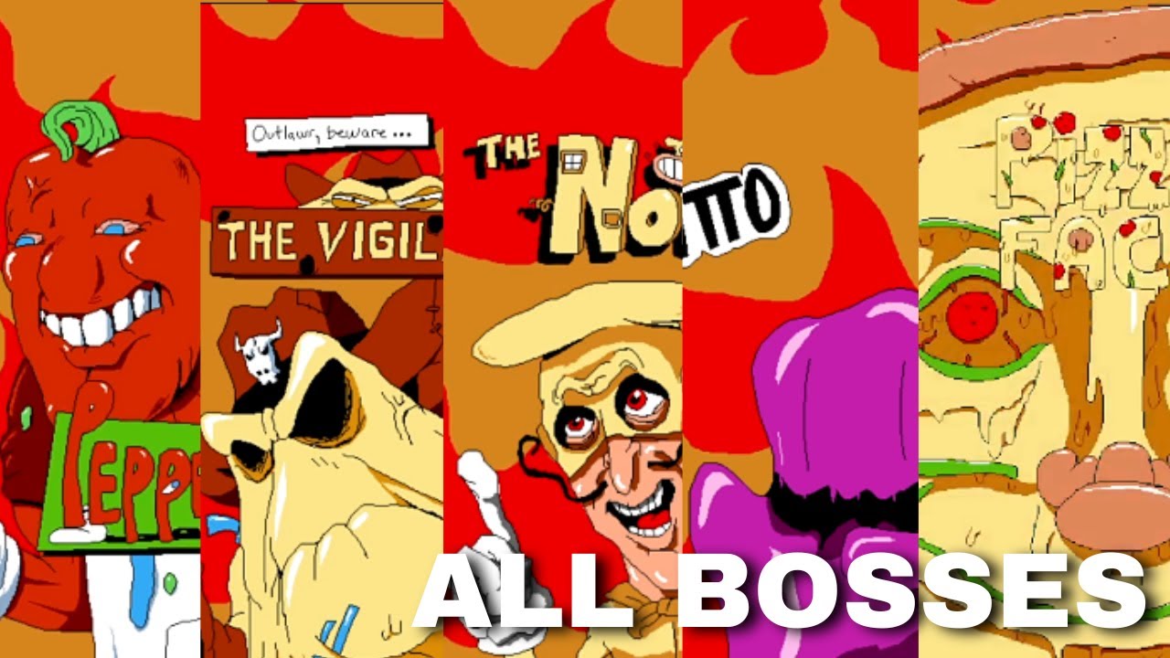 All bosses & ending - Pizza tower Eevee Mod