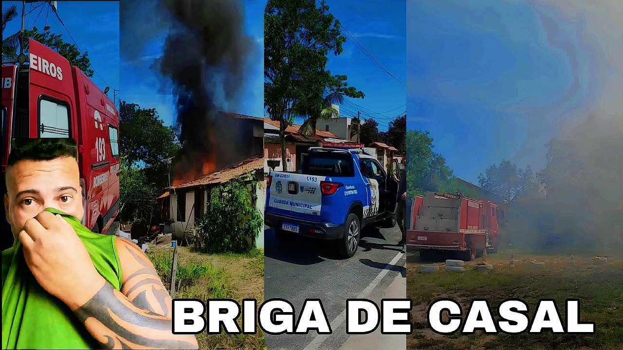Itaipua&ccedil;u:  CAOS! Vizinho INCENDEIA a casa furioso😱😱