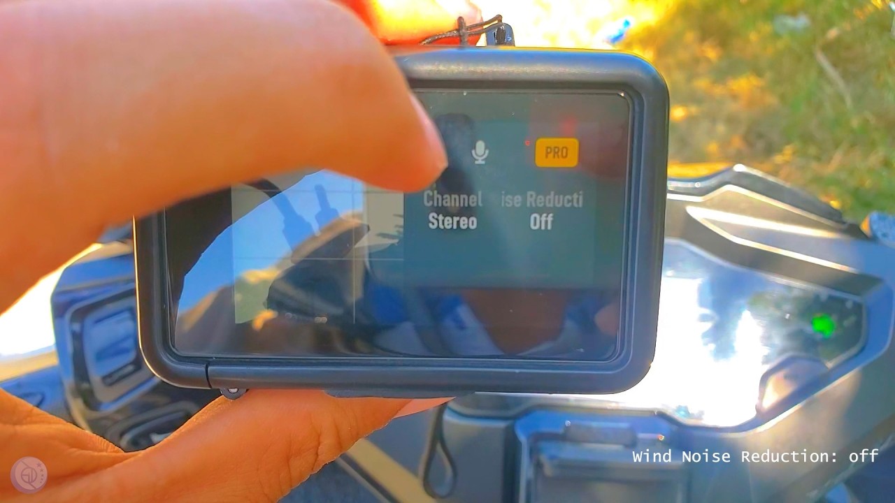 Wind Noise Reduction Osmo Action 4 Outside Test
