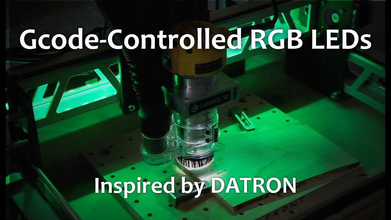 Skeletonized Shapeoko Gets an RGB Lighting Upgrade - #166