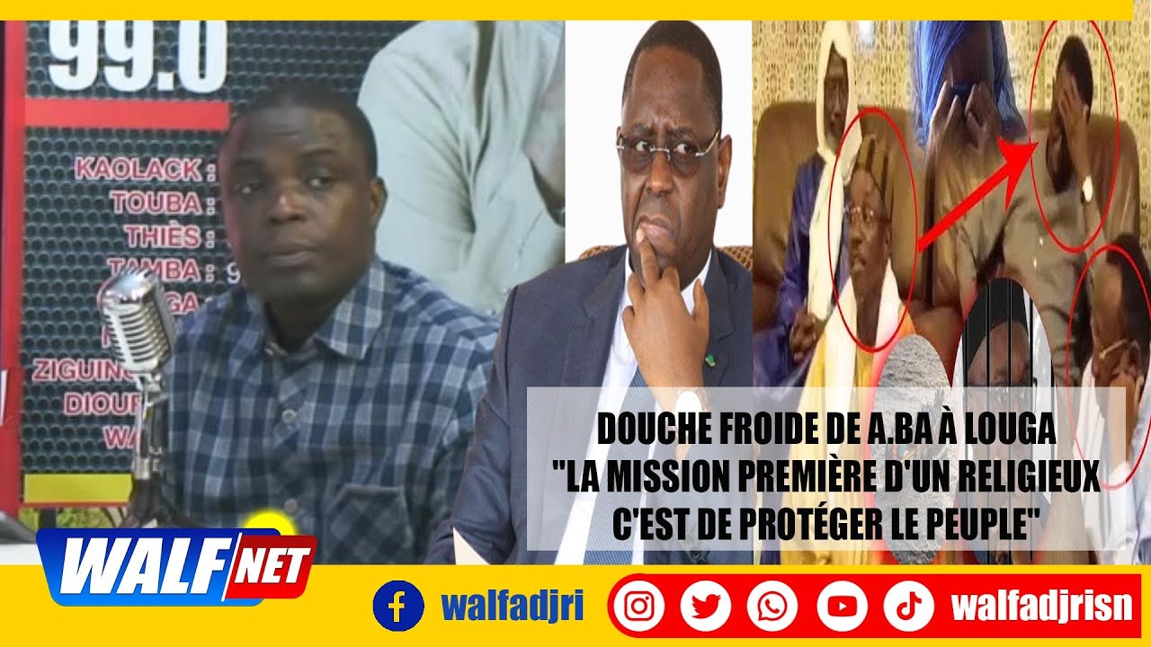 Douche froide de A.Ba à Louga 