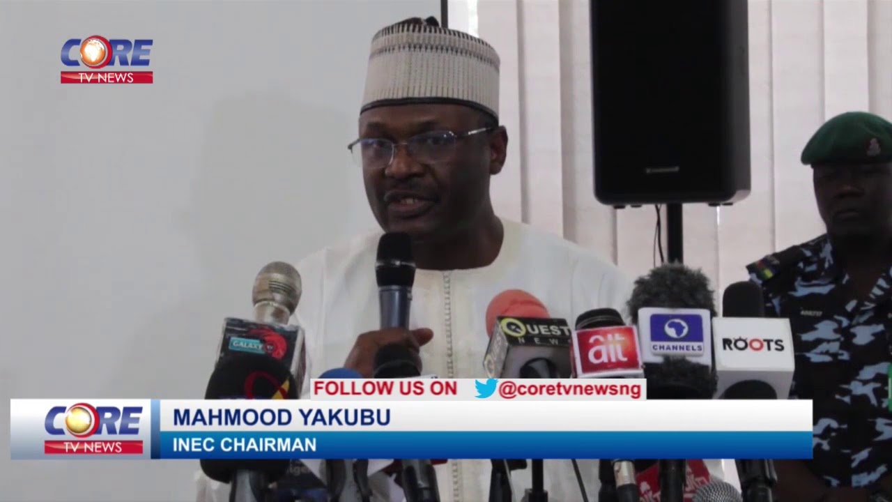 INEC PRESENTS NATIONAL REGISTER OF VOTERS TO POLITICAL PARTIES...watch & share...!