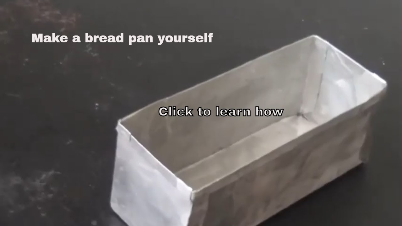 Dada Jack  makes a  loaf pan ( How to make baking tin/ loaf pan) - ඩෑඩා ජෑක් ගේ පාන් අච්චුව - ලේසියි
