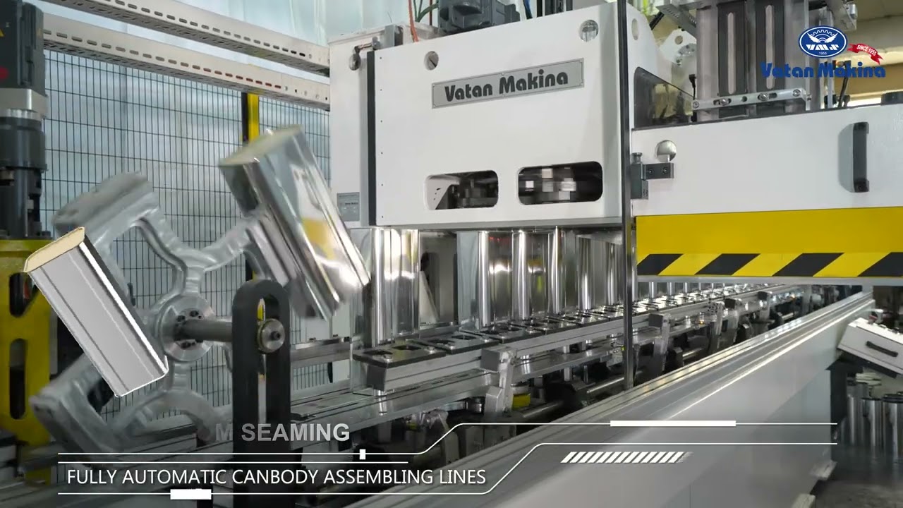 Fully Automatic Canbody Assembling Lines - 3Lt Rectangular Can Assembling Line.