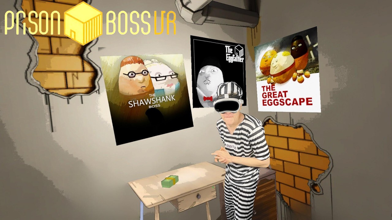 Начинаем мутить мутки в тюрьме ► (no)мемное прохождение Prison Boss VR №1