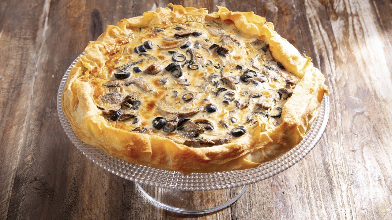Mantarlı Peynirli Tart - Arda'nın Mutfağı 94. Bölüm