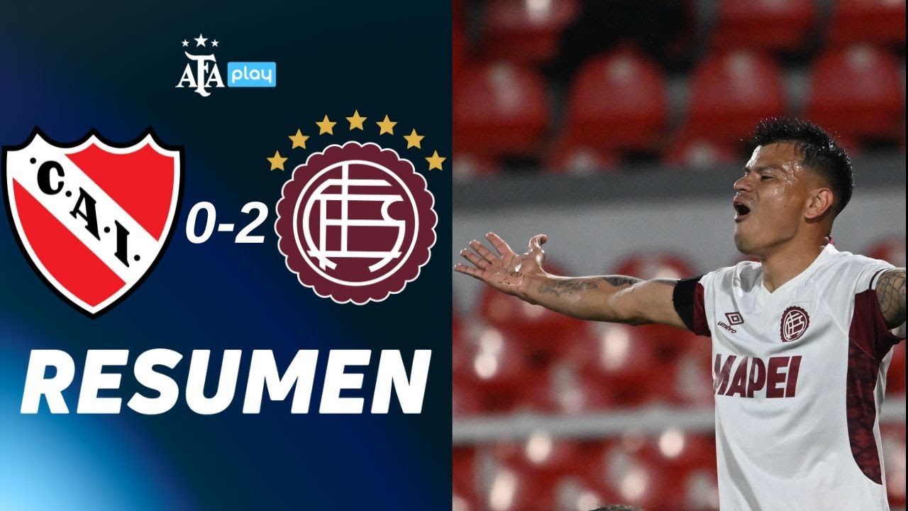 Independiente 0 vs. Lan&uacute;s 2 | #TorneoClausura2025 | RESUMEN | FECHA 12