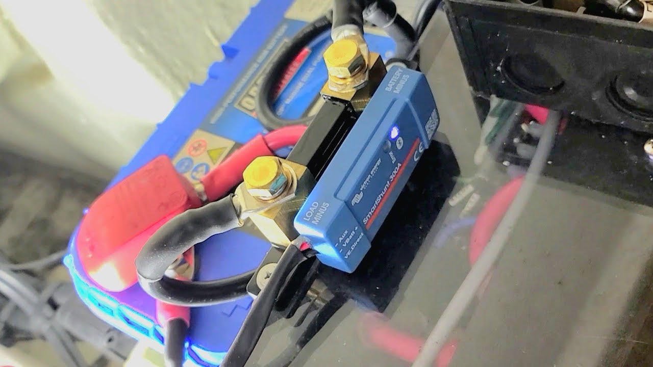 Как правильно подключить Victron SmartShunt в минус батареи