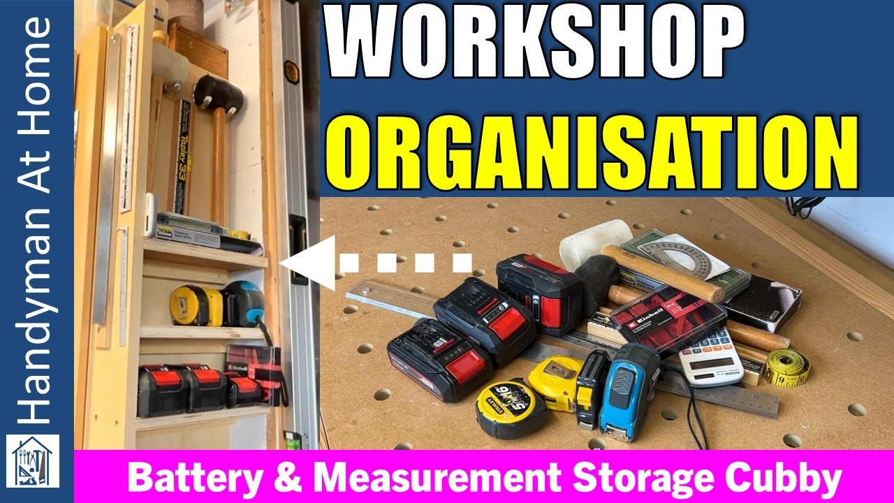 Workshop Organisation - Battery & Measurement Storage Cubby - 1 Hour Project