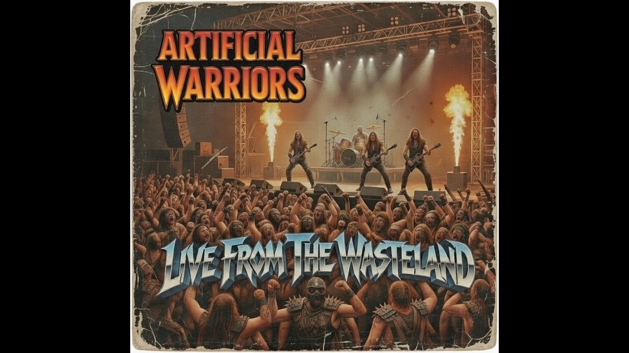 Artificial Warriors - Live From The Wasteland AI GENERATED LIVE HEAVY/THRASH METAL ALBUM