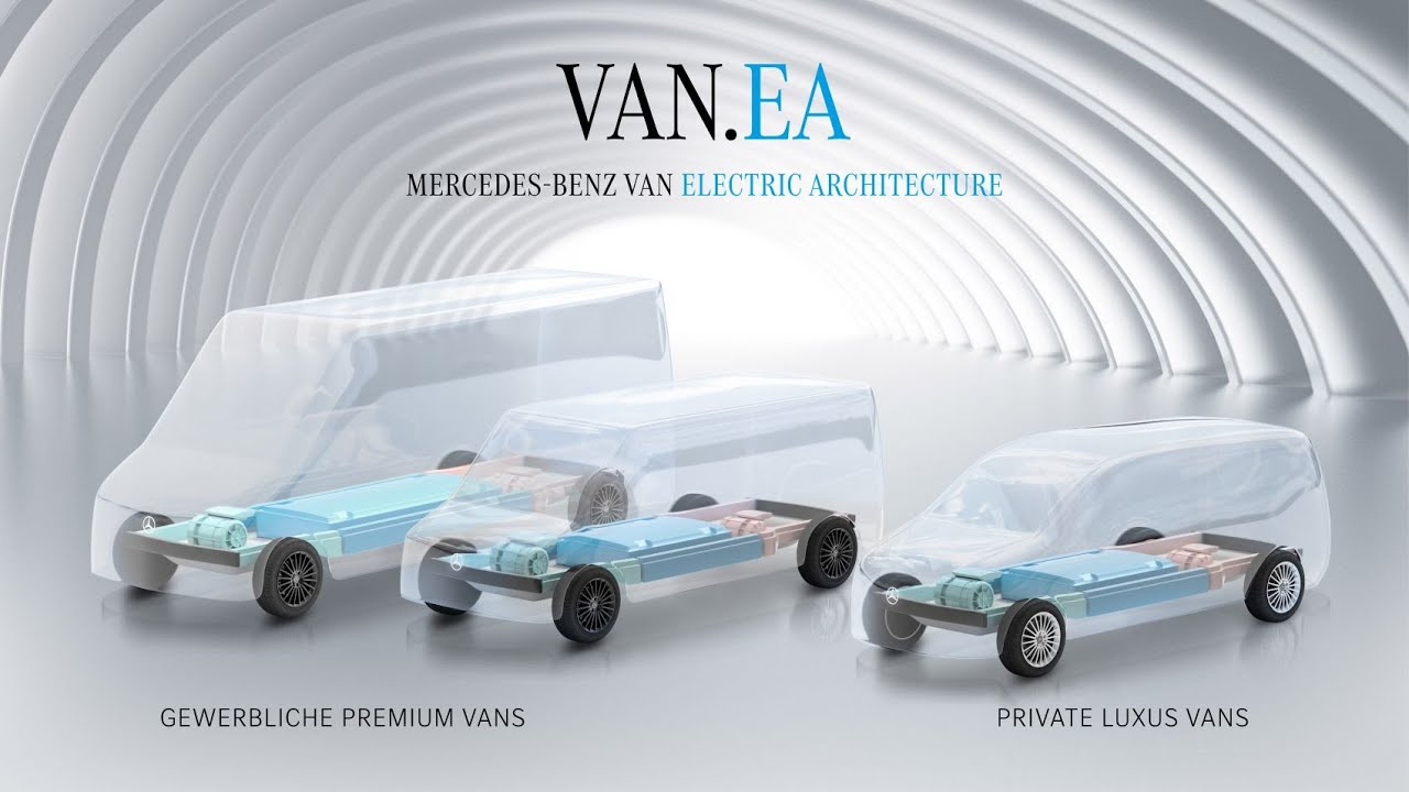 Mercedes VAN.EA die elektrische V-Klasse, eSprinter und eVito ab 2026