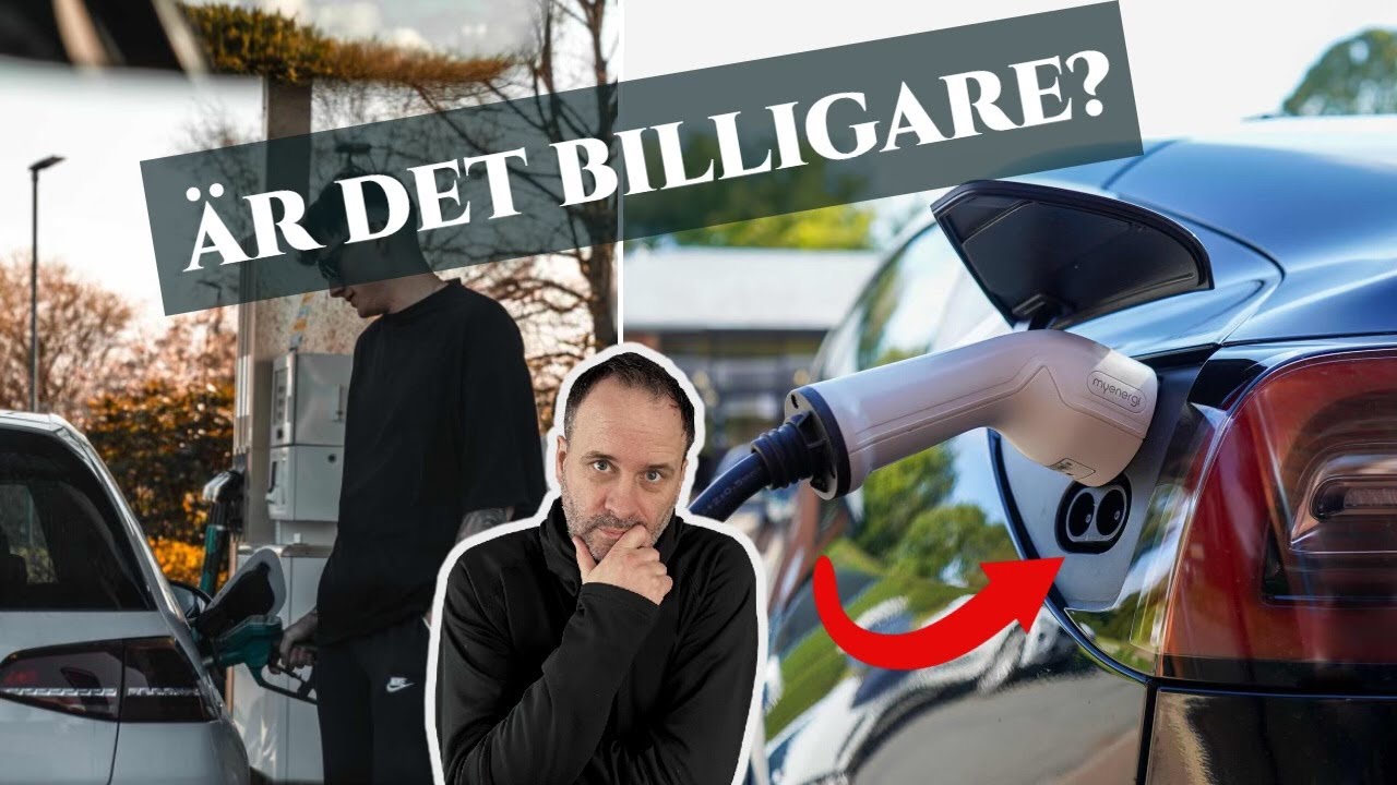 Är det billigare att köra elbil än bensin/dieselbil?