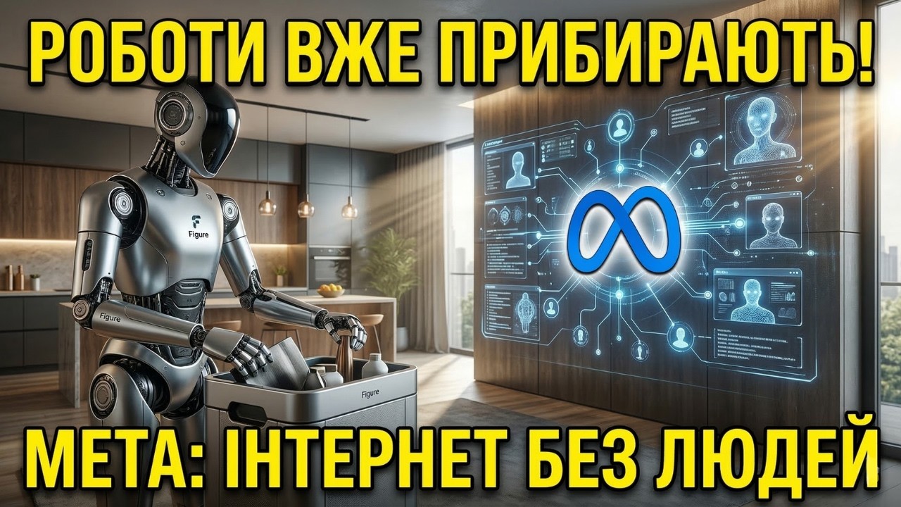 Роботи вже прибирають наші доми, а Meta створила соцмережу без людей