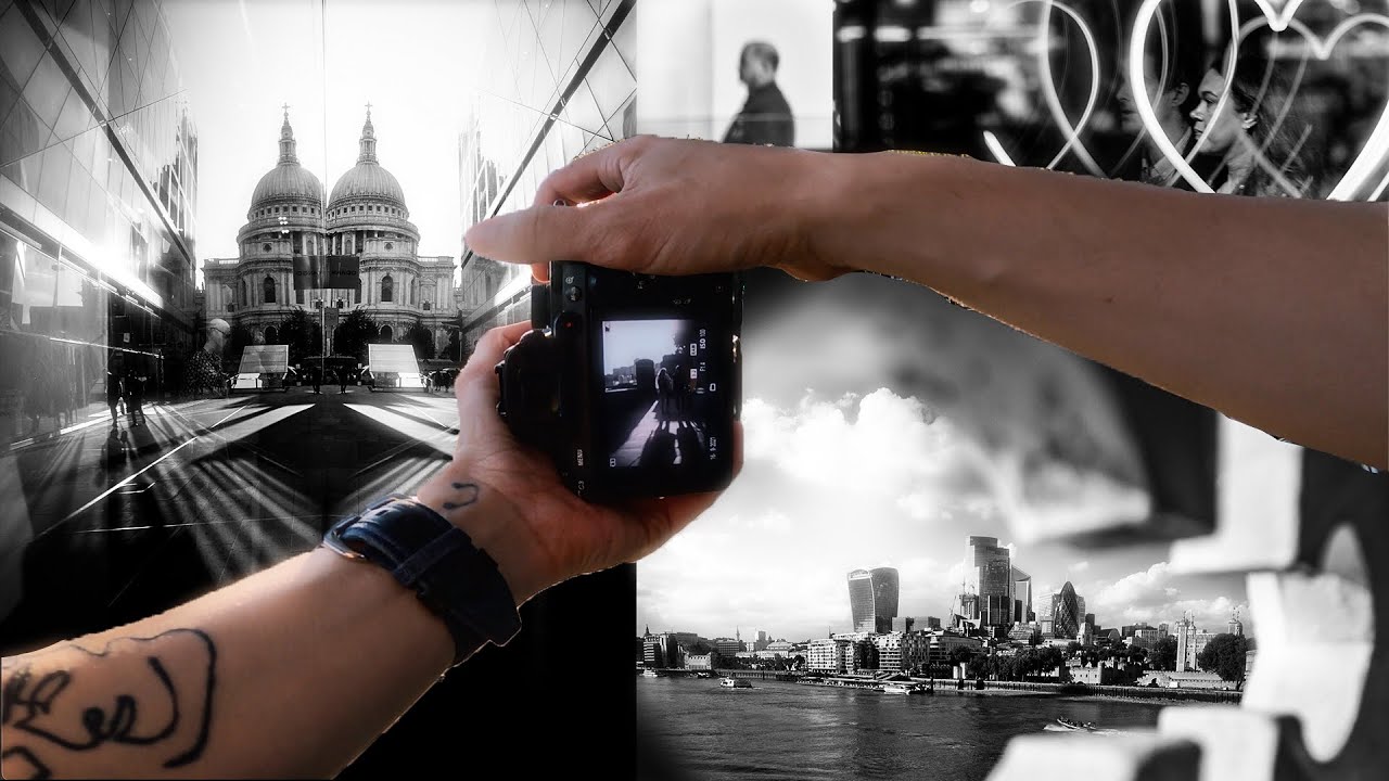 POV BLACK AND WHITE STREET PHOTOGRAPHY LONDON CITY -  SONY A7III