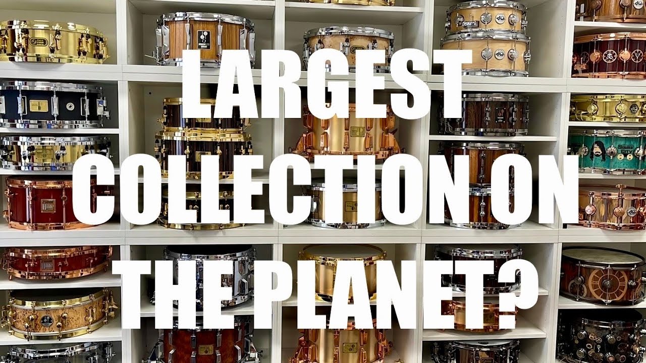 The LARGEST Drums Collection on the Planet??! 😱🤩