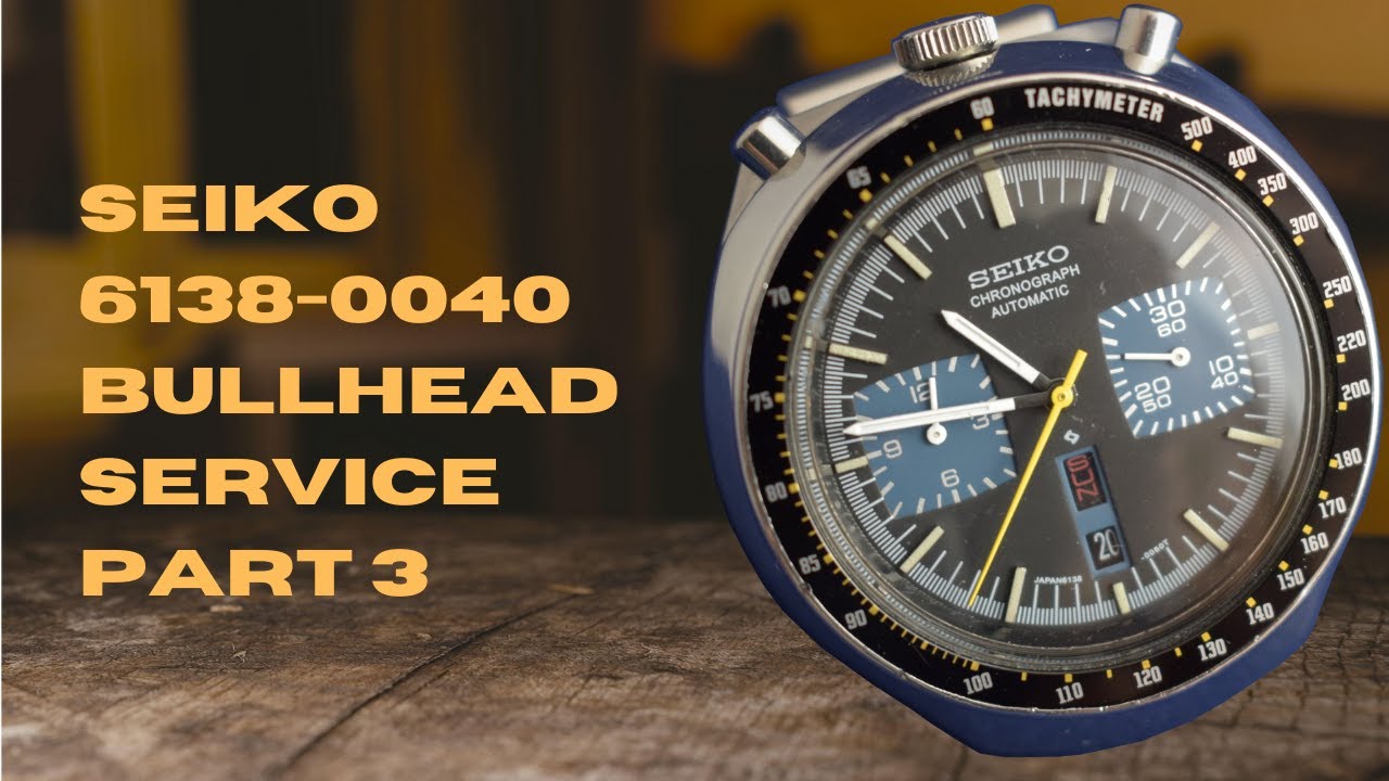 Servicing a Seiko 6138-0030 