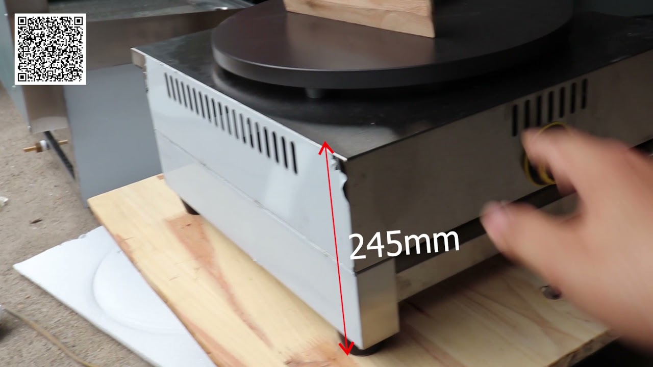 Máy làm bánh crepe JE 1 R lưu động dùng gas được phân phối bởi ANY Việt Nam