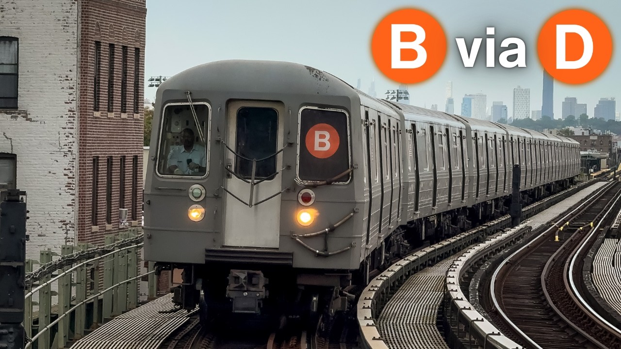 NYC Subway: R68 & R68A (B) Train Action via West End Local/Express (2024-2026)