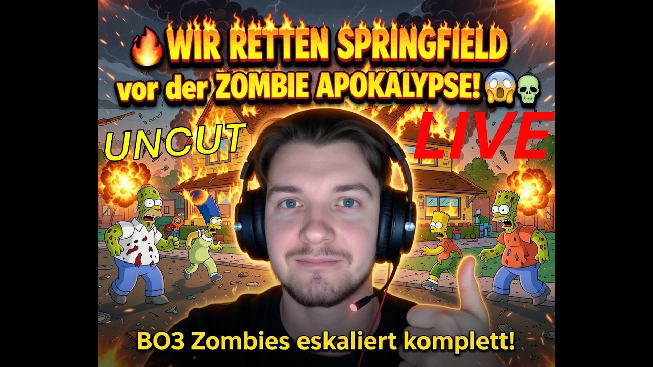 🔥 WIR RETTEN SPRINGFIELD vor der ZOMBIE APOKALYPSE! 😱🧟 BO3 Custom Zombies eskaliert komplett!
