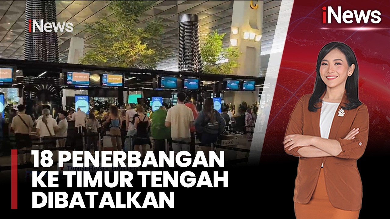 18 Penerbangan ke Timur Tengah Dibatalkan Imbas Konflik | FULL iNews Sore (01/03)
