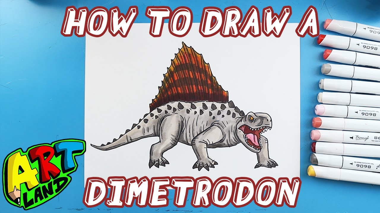 How to Draw a DIMETRODON