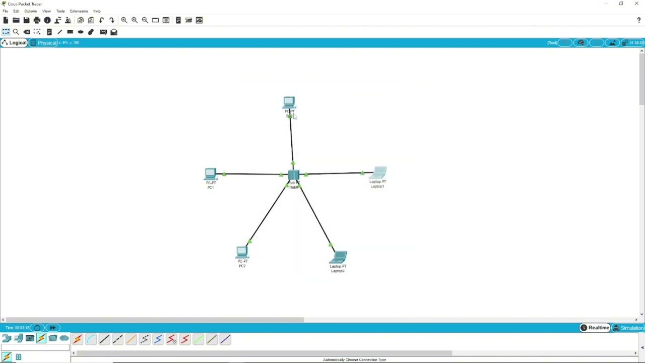 Tutorial membuat topologi Star di Cisco | BY : Ilham Nurdiansyah