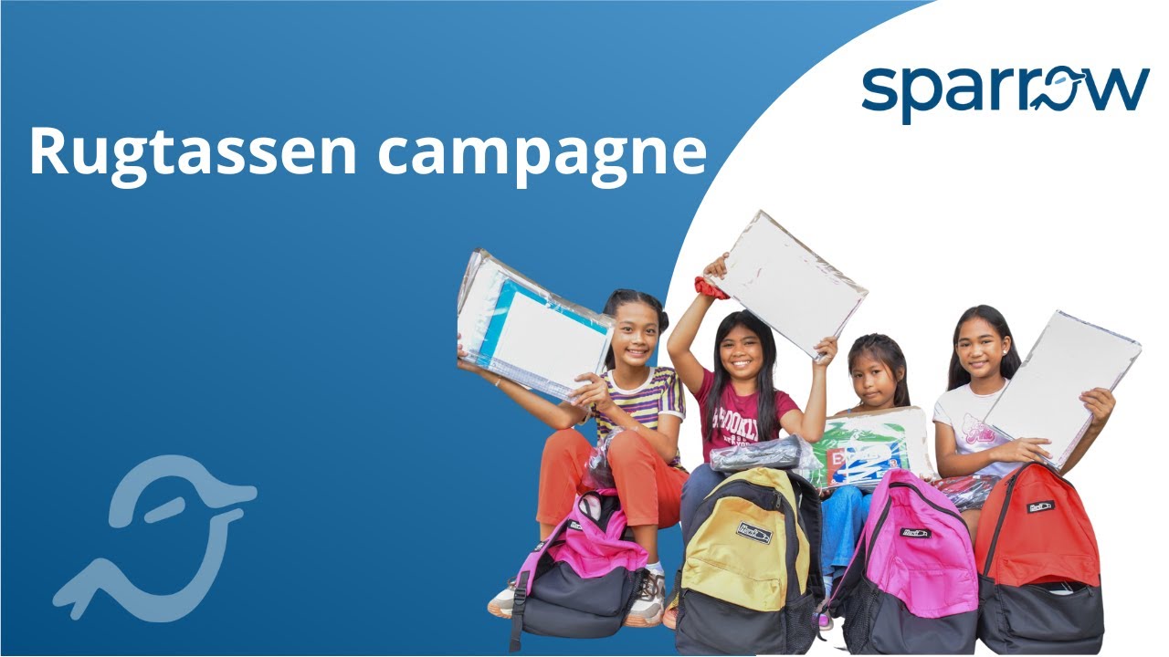 Rugtassen campagne stichting Sparrow