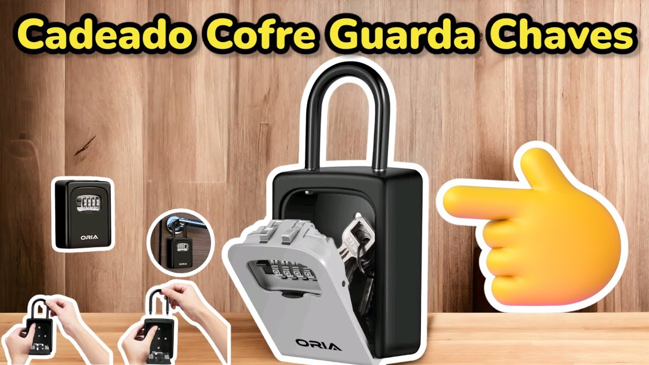 Cadeado Cofre Guarda Chaves