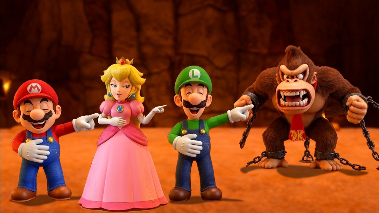 Can Mario, Luigi & Peach Beat Donkey Kong? | Mario Party Series Minigames