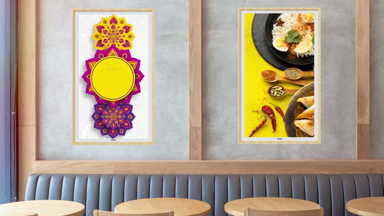 Indian Restaurant Digital Signage Demo 1