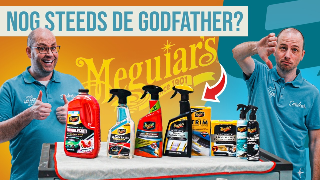 8 nieuwe Meguiar’s producten – blijft Meguiar’s de GODFATHER? #cleanriders #carclean