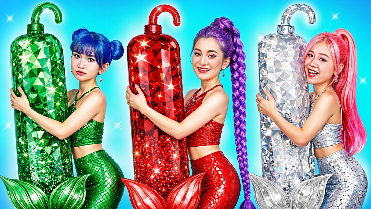 Rumi Glow Up Into Huntrix Mermaid! KPop Demon Hunters in Real Life