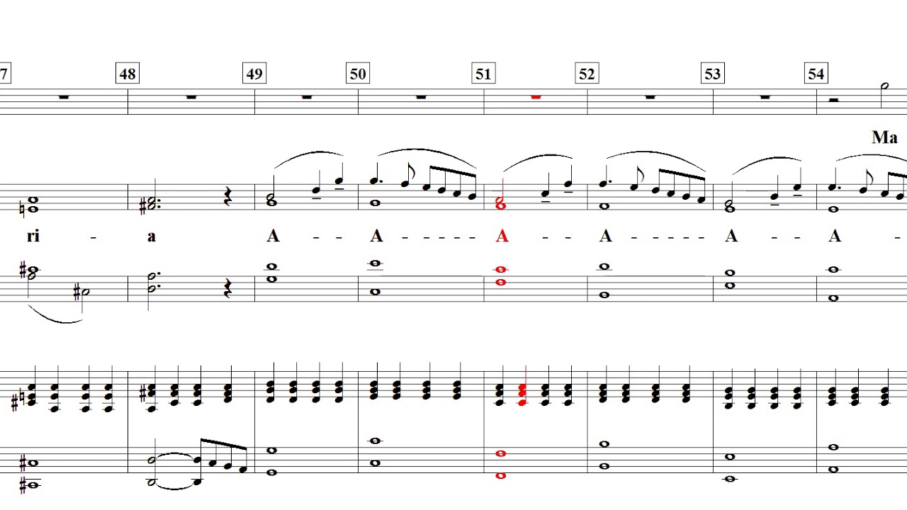 Ave Maria(Giulio Caccini)-Choral