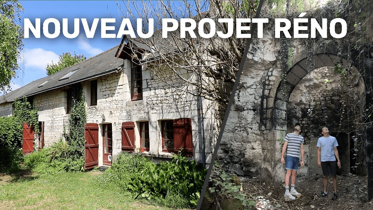 ON VA RÉNOVER UNE FERME TROGLODYTIQUE (il y a des grottes dans le jardin !)