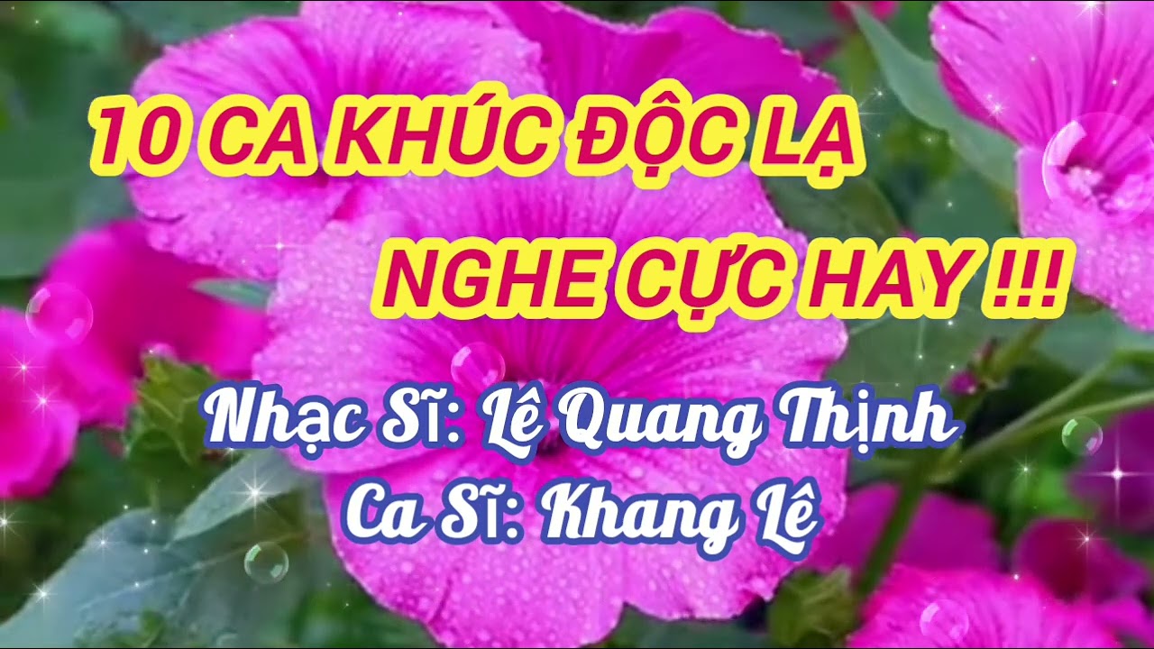 LIÊN KHÚC NHẠC XU HƯỚNG ĐỘC LẠ - HÓT TIKTOK [10 CA KHÚC BOLERO] II TÌNH KHÚC LÊ QUANG THỊNH
