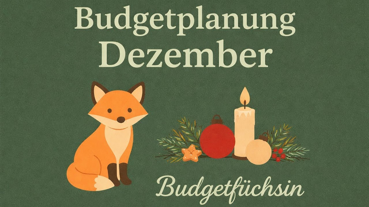 BUDGETPLANUNG DEZEMBER | Weihnachtsgeld | Umschlagmethode | Cash Envelopes 