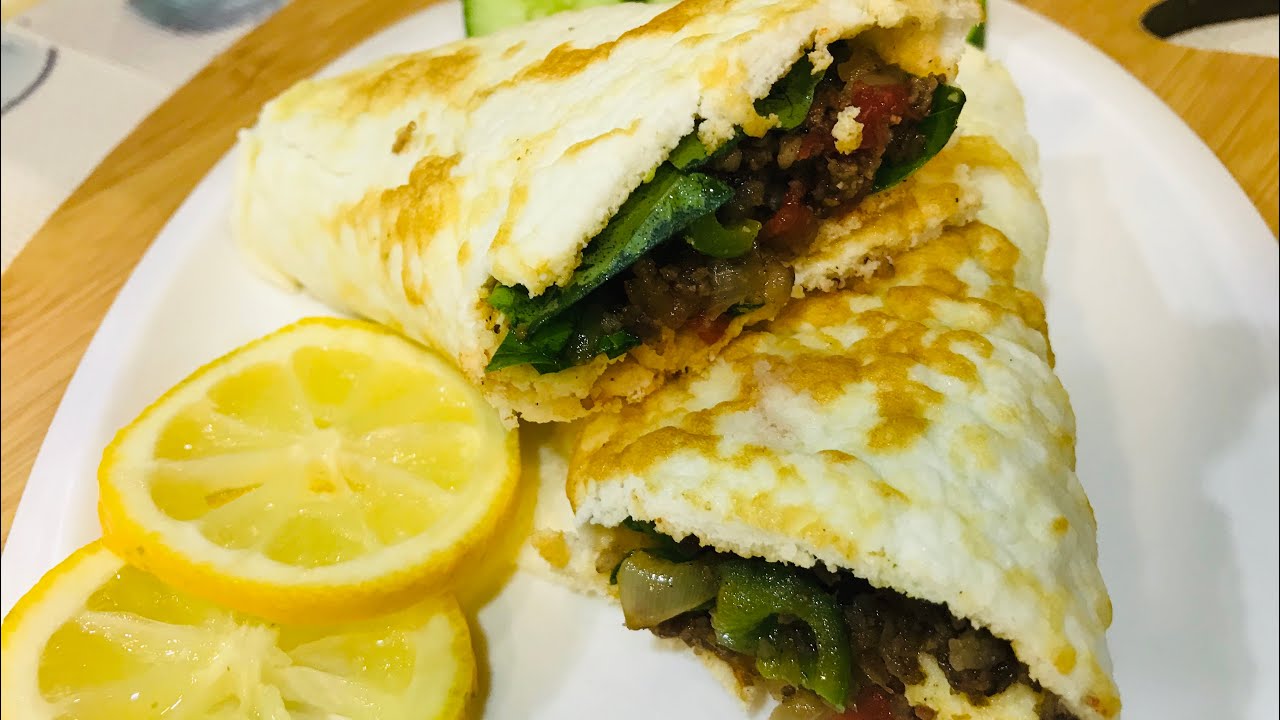 كيتو دايت/ساندويش كيتو كلاسيك بأللحم المفروم الطعم اكثر من رائع (اكلات كيتو دايت وجميع الاكل الصحي )