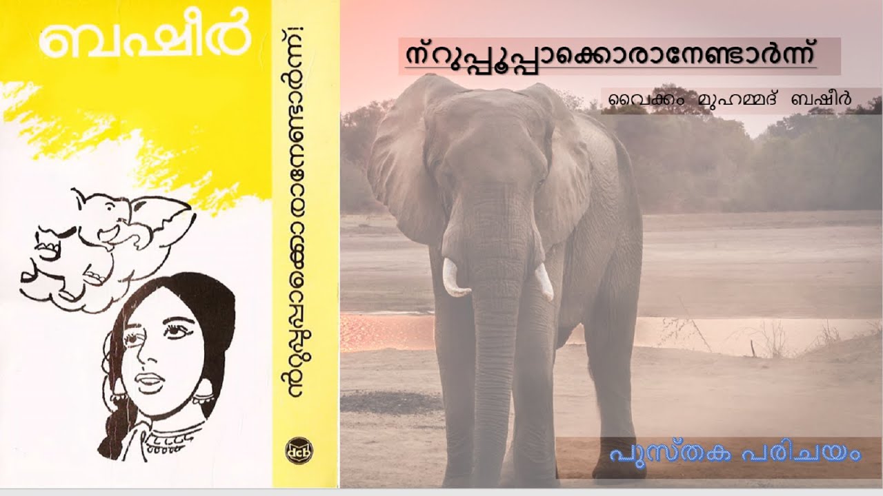 ന്റുപ്പൂപ്പാക്കൊരാനേണ്ടാർന്ന് - വൈക്കം മുഹമ്മദ് ബഷീർ (പുസ്തക പരിചയം)