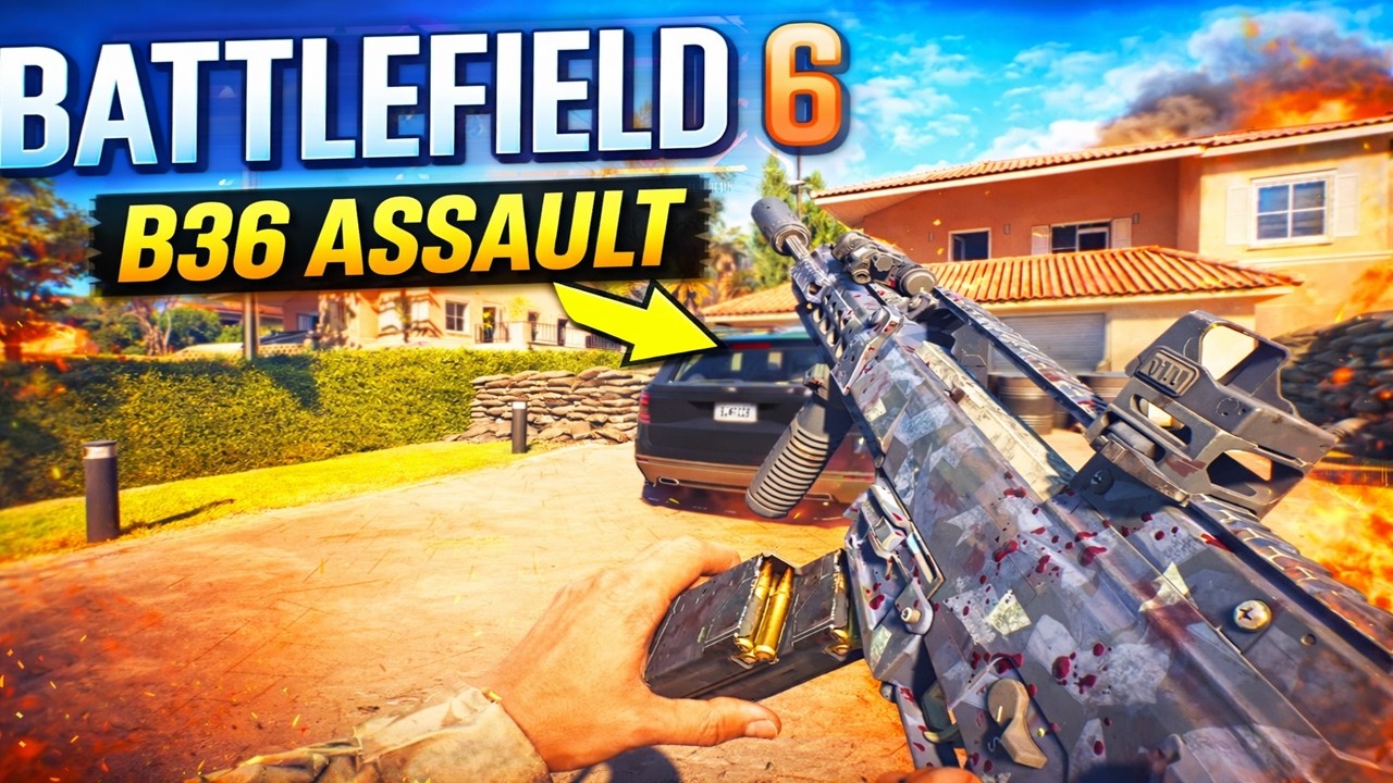 Battlefield 6 B36 Assault Gameplay Eastwood Breakthrough PS5 Pro HDR 4K with @Maxiq