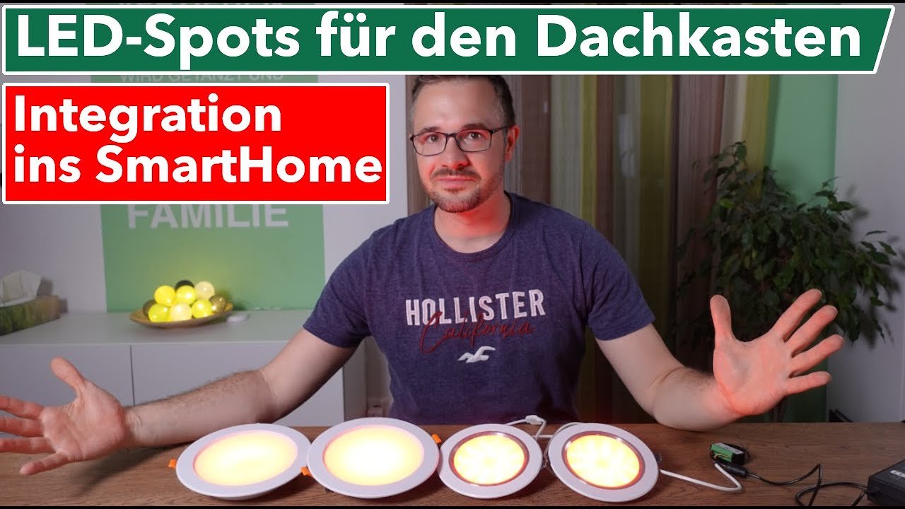 RGBW Spots im Dachkasten verbauen & Fibaro RGBW-Modul ins HomeCenter 3 einbinden |Tutorial Smarthome