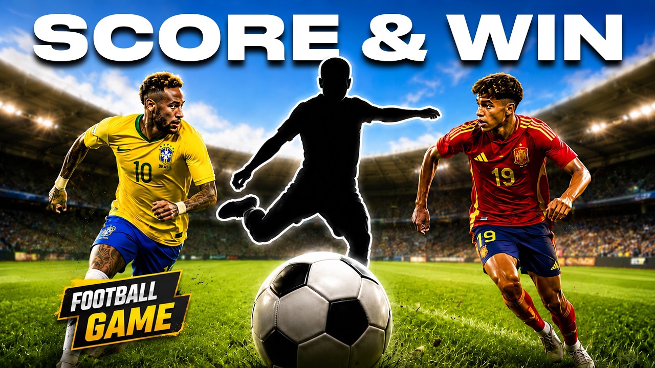 Interactive WORLD CUP FOOTBALL CHALLENGE - Immersive Full Body Warm Up Game
