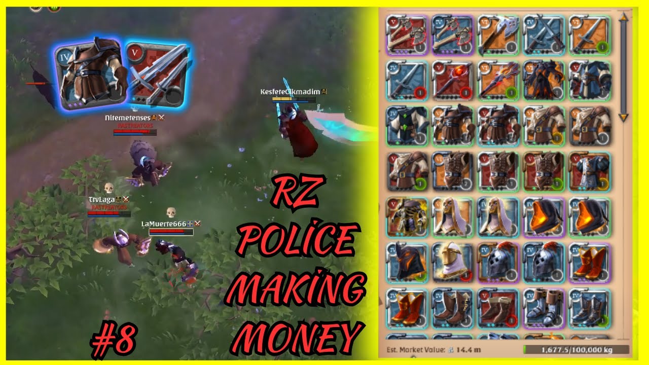 Amazing Escape From Gankers l Albion Online l Police