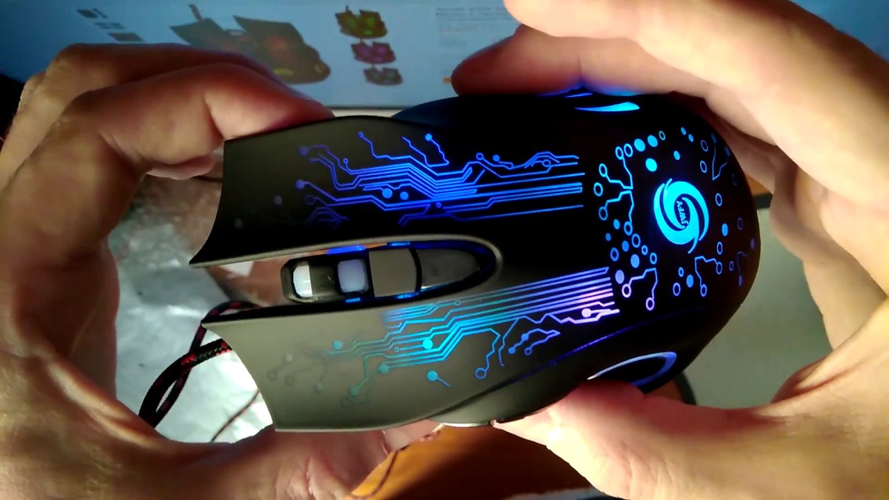 VAKIND 3200 DPI 6 Buttons LED Optical USB Mouse