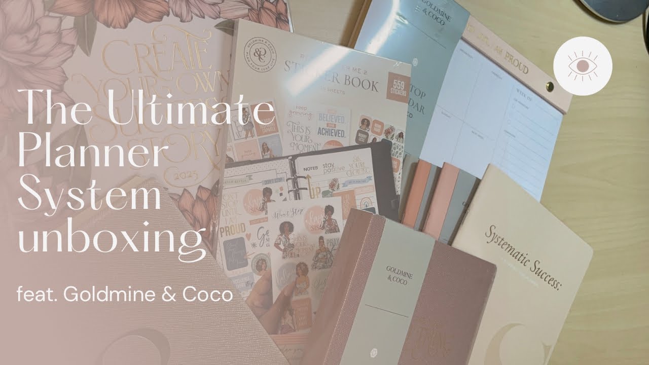 The Ultimate Planner System by Goldmine & Coco || Unboxing by Just Joia