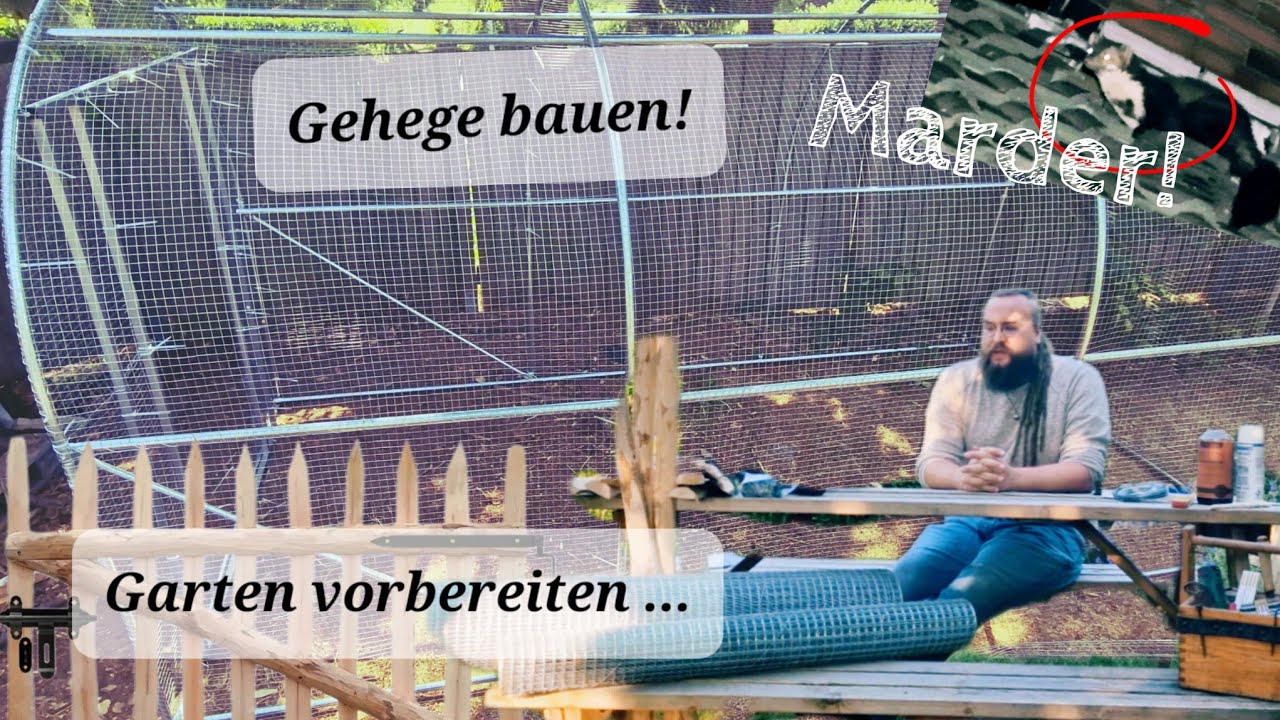 Gehege f&uuml;r H&uuml;hner bauen | H&uuml;hner im Garten halten #1