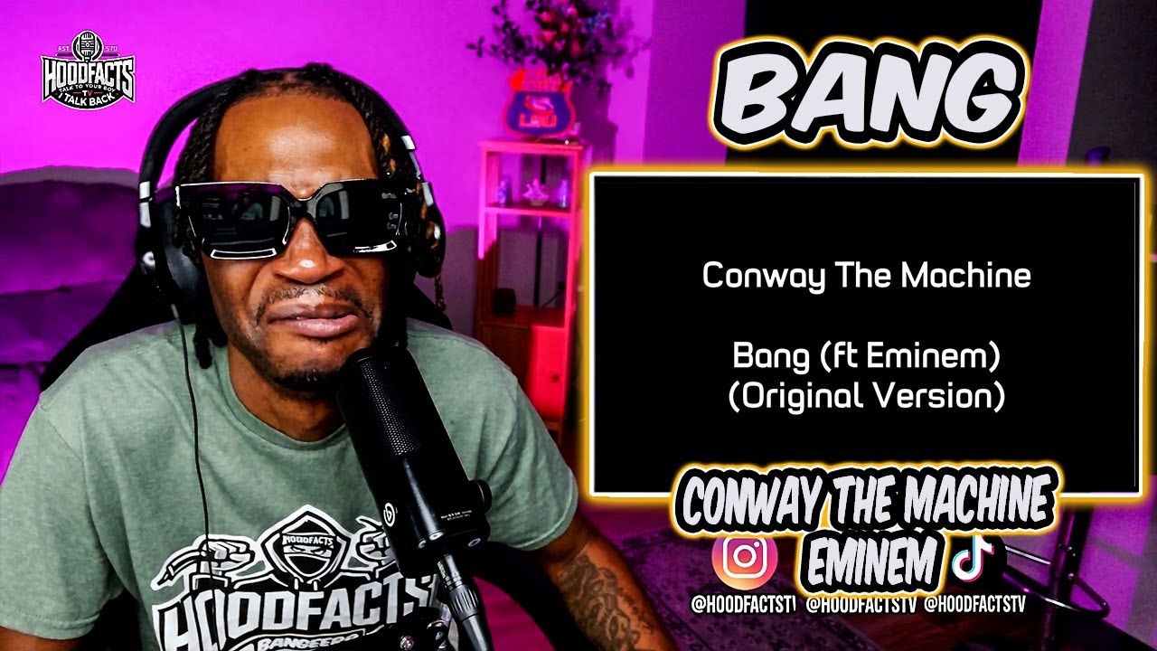 Реакция телеканала HoodFacts на песню Conway The Machine — Bang (при участии Эминема)