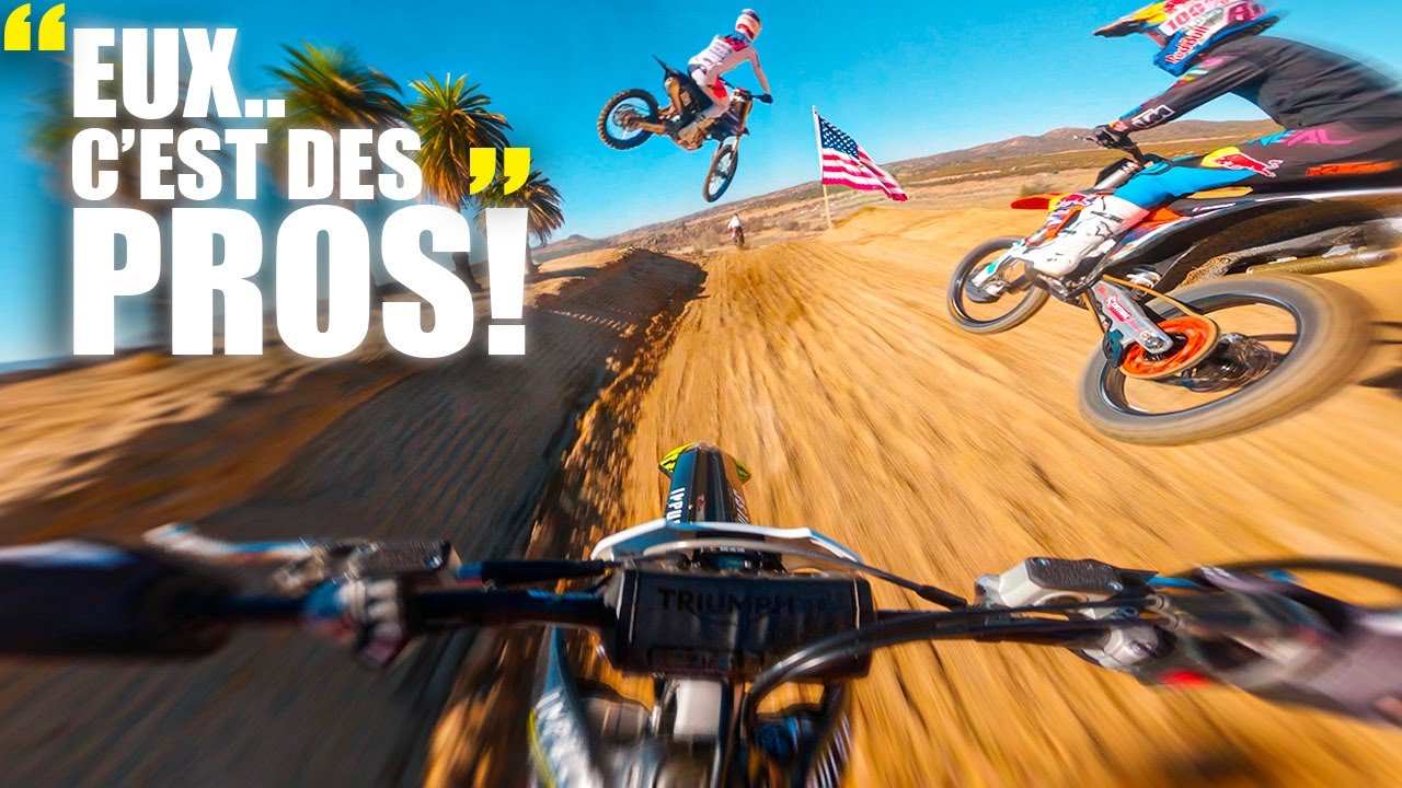 JE ROULE AVEC UN CHAMPION DU MONDE DE MOTOCROSS! (&Ccedil;a fait mal..)