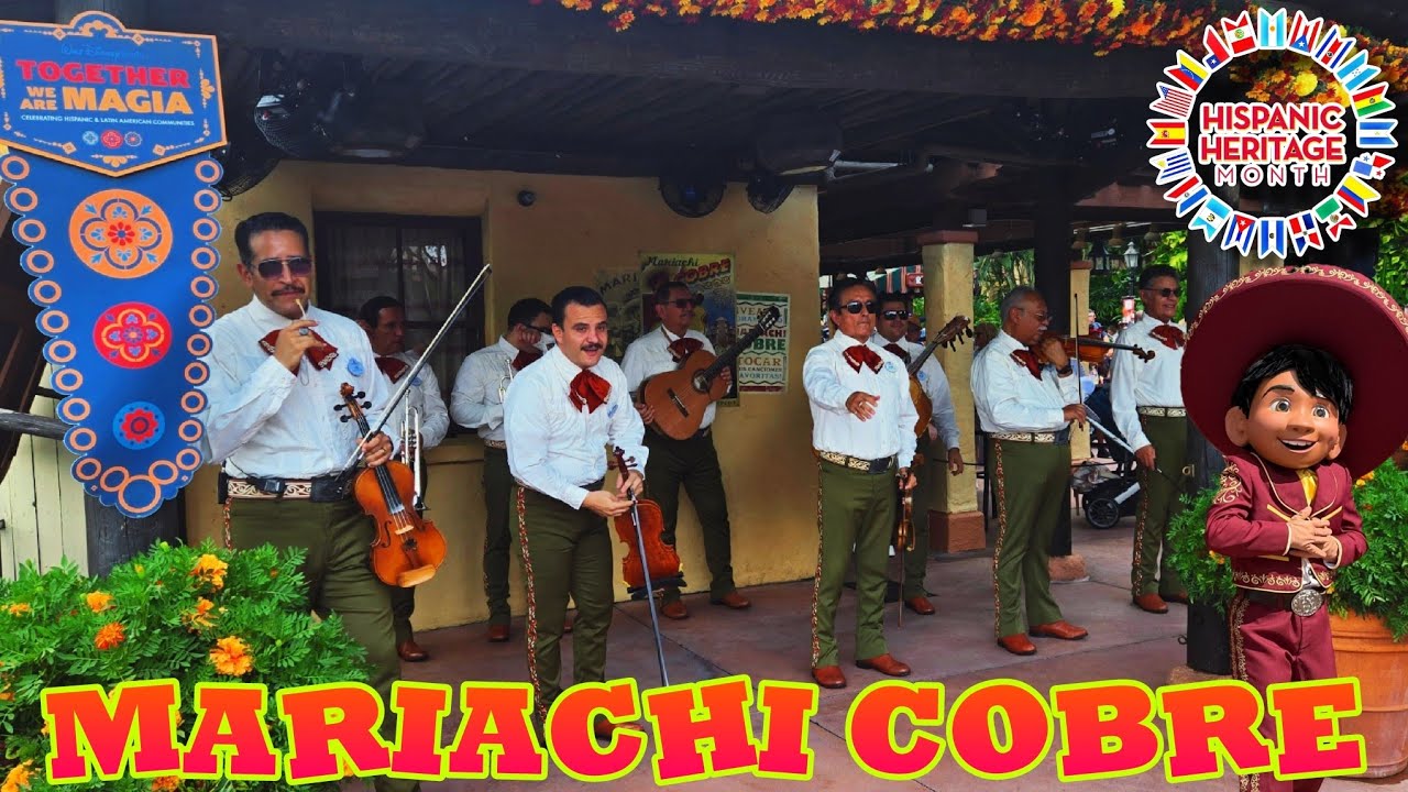 Mariachi Cobre (with Miguel from COCO) EPCOT 2024 | Hispanic Heritage Month 
