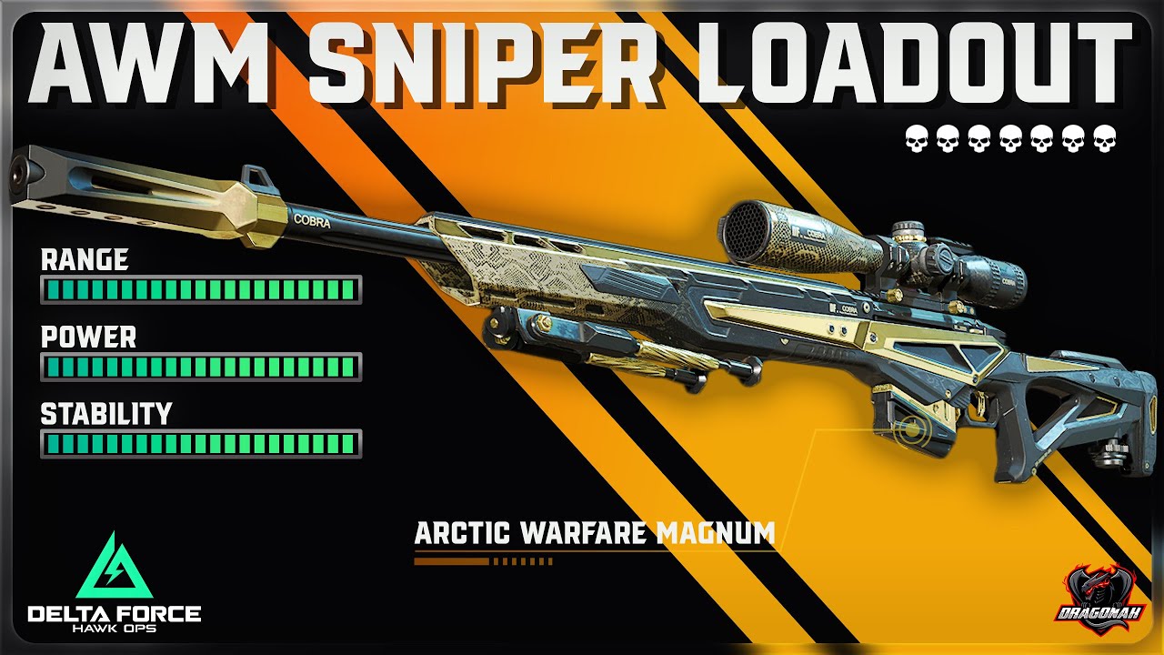 AWM BEST META LOADOUT VỚI S&Aacute;T THƯƠNG SNIPER CAO NHẤT | HƯỚNG DẪN MOD S&Uacute;NG | DELTA FORCE | DRAGONAK