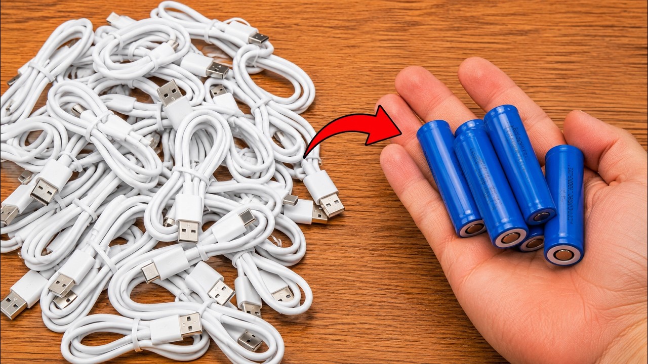 🔋Больше никогда не покупайте новые батарейки! Просто используйте этот трюк, и старые батарейки ож...